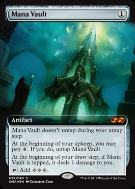 Mana Vault Ultimate Masters UMA Topper